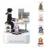 Christmas Tree Lighting Building Blocks Music Boxes Electric Figure Doll Building Bricks Rotating Music Boxes For Kids Birthday Xmas Gifts 100216