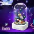 Christmas Tree Lighting Building Blocks Music Boxes Electric Figure Doll Building Bricks Rotating Music Boxes For Kids Birthday Xmas Gifts 100216
