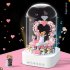 Christmas Tree Lighting Building Blocks Music Boxes Electric Figure Doll Building Bricks Rotating Music Boxes For Kids Birthday Xmas Gifts 100235