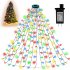 Christmas Tree Lights 360 LED Colored Lights Tree Decoration With 8 Lighting Modes For Home Holiday Decoration U S  regulations color