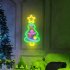 Christmas Tree Neon Light 50Lm High Brightness Energy Saving Colorful Wall Light For Kids Rooms Bedrooms Birthday Parties Christmas tree