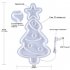 Christmas Tree Neon Light 50Lm High Brightness Energy Saving Colorful Wall Light For Kids Rooms Bedrooms Birthday Parties Christmas tree