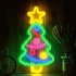 Christmas Tree Neon Light 50Lm High Brightness Energy Saving Colorful Wall Light For Kids Rooms Bedrooms Birthday Parties Christmas tree