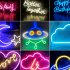 Christmas Tree Neon Light 50Lm High Brightness Energy Saving Colorful Wall Light For Kids Rooms Bedrooms Birthday Parties Christmas tree