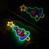 Christmas Tree Neon Light 50Lm High Brightness Energy Saving Colorful Wall Light For Kids Rooms Bedrooms Birthday Parties Christmas tree