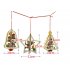 Christmas Tree Ornaments Hanging Xmas Tree Home Party Decor 3D Pendants High Quality Wooden Pendant Decoration Color Christmas tree