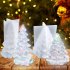 Christmas Tree Silicone Molds Reusable Washable Quick Release Non Stick For Candle Making Aroma Soy Wax For Beginners 01