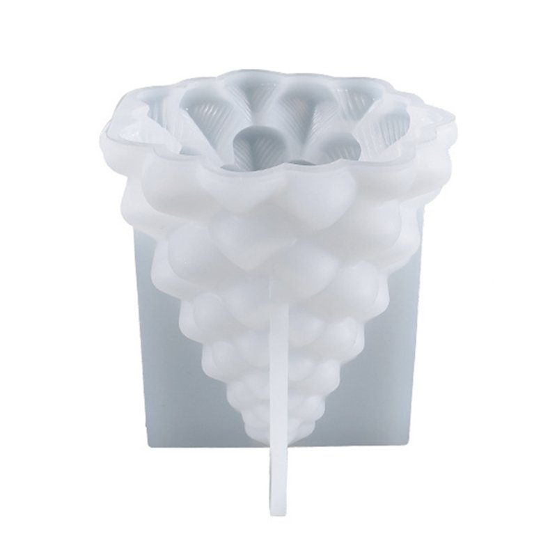 Christmas Tree Silicone Molds Reusable Washable Quick Release Non-Stick For Candle Making Aroma Soy Wax For Beginners 01