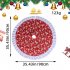 Christmas Tree Skirt 35 4 Inches Christmas Deer Snowflakes Pattern Christmas Tree Mat For Holiday Party Indoor Outdoor Decor N3 17 gold elk style