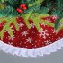 Christmas Tree Skirt 35 4 Inches Christmas Deer Snowflakes Pattern Christmas Tree Mat For Holiday Party Indoor Outdoor Decor N3 17 gold elk style