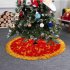 Christmas Tree Skirt 35 4 Inches Christmas Deer Snowflakes Pattern Christmas Tree Mat For Holiday Party Indoor Outdoor Decor N3 17 gold elk style