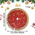 Christmas Tree Skirt 35 4 Inches Christmas Deer Snowflakes Pattern Christmas Tree Mat For Holiday Party Indoor Outdoor Decor N3 17 gold elk style
