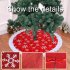 Christmas Tree Skirt 35 4 Inches Christmas Deer Snowflakes Pattern Christmas Tree Mat For Holiday Party Indoor Outdoor Decor N3 19 snowflake style