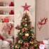 Christmas  Tree  Star  Topper Glittered Tree top Star For Christmas Tree Ornament Home Decoration Red 12cm