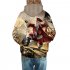 Christmas Unisex 3D Digital Printing Hoodies Funny Fashionable Hooded Pullover Sweatshirts