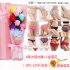 Christmas Valentine s Day Surprise Gift for Wife Girlfriend Birthday Gift Rose Underwear Bouquet Gift Box 6 color bouquet   2 bear powder box  90 105 kg 