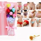 Christmas Valentine s Day Surprise Gift for Wife Girlfriend Birthday Gift Rose Underwear Bouquet Gift Box 6 color bouquet powder box  90 105 kg 