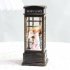 Christmas Vintage Night Lights Snowman Santa Light Up Glitter Phone Booth Ornament Christmas Gifts snowman