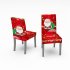 Christmas Waterproof Tablecloth Chair Cover Dining Room Stretch Chair Covers Chair cover 1PC