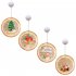 Christmas Window Decorative Light Battery Operated 3D LED Hanging Lights Decor For Windows Christmas Tree Party Christmas tree