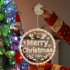 Christmas Window Decorative Light With Suction Cup Battery Operated 3D LED Hanging Lights Decor For Windows Christmas Tree Party 24cm 9 4inch bell