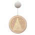 Christmas Window Decorative Light With Suction Cup Battery Operated 3D LED Hanging Lights Decor For Windows Christmas Tree Party 24cm 9 4inch bell