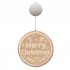 Christmas Window Decorative Light With Suction Cup Battery Operated 3D LED Hanging Lights Decor For Windows Christmas Tree Party 24cm 9 4inch bell