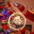 Christmas Window Decorative Light With Suction Cup Battery Operated 3D LED Hanging Lights Decor For Windows Christmas Tree Party 24cm 9 4inch bell