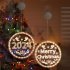 Christmas Window Decorative Light With Suction Cup Battery Operated 3D LED Hanging Lights Decor For Windows Christmas Tree Party 24cm 9 4inch bell