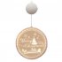 Christmas Window Decorative Light With Suction Cup Battery Operated 3D LED Hanging Lights Decor For Windows Christmas Tree Party 24cm 9 4inch bell