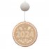 Christmas Window Decorative Light With Suction Cup Battery Operated 3D LED Hanging Lights Decor For Windows Christmas Tree Party 24cm 9 4inch bell