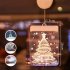 Christmas Window Hanging Lights Santa Snowflake Bell Elk Pendant with Suction Cup Supplies christmas bell