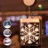 Christmas Window Hanging Lights Santa Snowflake Bell Elk Pendant with Suction Cup Supplies christmas snowflake
