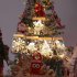 Christmas Window Hanging Lights Santa Snowflake Bell Elk Pendant with Suction Cup Supplies christmas snowflake