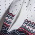 Christmas Women Snowflake Pattern Warm Hoodie Casual Fleeced Hooded Pullover   Pink M