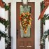 Christmas Wreath Mixed Balls And Berry Door Swag Bright Color Artificial Greenery Christmas Holiday Front Door Decor K1 5 yellow model