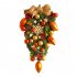 Christmas Wreath Mixed Balls And Berry Door Swag Bright Color Artificial Greenery Christmas Holiday Front Door Decor K1 5 yellow model