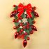 Christmas Wreath Mixed Balls And Berry Door Swag Bright Color Artificial Greenery Christmas Holiday Front Door Decor K1 5 yellow model