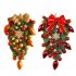Christmas Wreath Mixed Balls And Berry Door Swag Bright Color Artificial Greenery Christmas Holiday Front Door Decor K1 5 yellow model