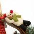 Christmas  Wreath Santa Claus Snowman Door Hanging Round Wooden Pendant Christmas Ring CX17086 Snowman Group
