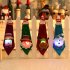 Christmas Xmas Decorations Sequins Light Tie Gifts Bag Filler for Adult Kids Glowing snowman