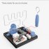 Circuit Maze Brain Game Rotating Target Children Diy Assembled Toys Scientific Educational Experimental Teaching Aids Electric touch maze