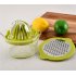 Citrus Lemon Orange Juicer  Manual Hand 430 Stainless Steel Lime Squeezer  Built in Measuring Cup Grater Reamer Squeezer  Egg Liquid Separator Manual juicer