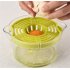 Citrus Lemon Orange Juicer  Manual Hand 430 Stainless Steel Lime Squeezer  Built in Measuring Cup Grater Reamer Squeezer  Egg Liquid Separator Manual juicer