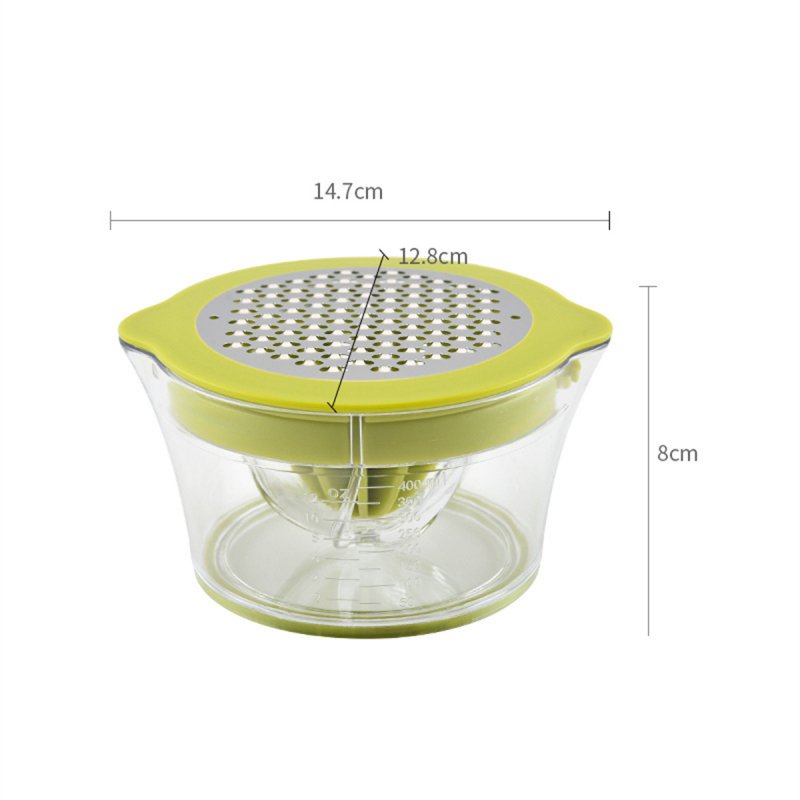 Citrus Lemon Orange Juicer, Manual Hand 430 Stainless Steel Lime Squeezer, Built-in Measuring Cup Grater Reamer Squeezer, Egg Liquid Separator Manual juicer