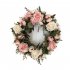 Classic Artificial Simulation Flowers Garland for Home Room Garden Lintel Decoration Roses Peonies   Pink