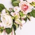 Classic Artificial Simulation Flowers Garland for Home Room Garden Lintel Decoration Roses Peonies