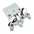 Classic Game Console ABS Plastic Dual Wired Controller 16 Bit for Professional System Gift UK Plug