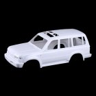 Classic Land Cruiser LC80 ABS Car Shell Body 313mm 12 3inch Wheelbase For 1 10 RC Crawler Car Traxxas TRX4 SCX10 DIY Accessories White  unpainted 
