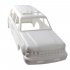Classic Land Cruiser LC80 ABS Car Shell Body 313mm 12 3inch Wheelbase For 1 10 RC Crawler Car Traxxas TRX4 SCX10 DIY Accessories White  unpainted 